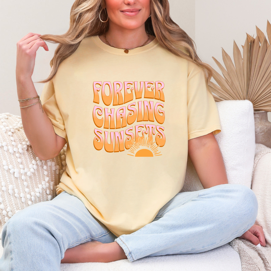 Forever Chasing Sunsets Graphic Tee