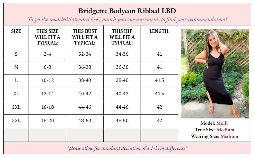 Bridgette Bodycon Ribbed Dress - Girl Code Couture