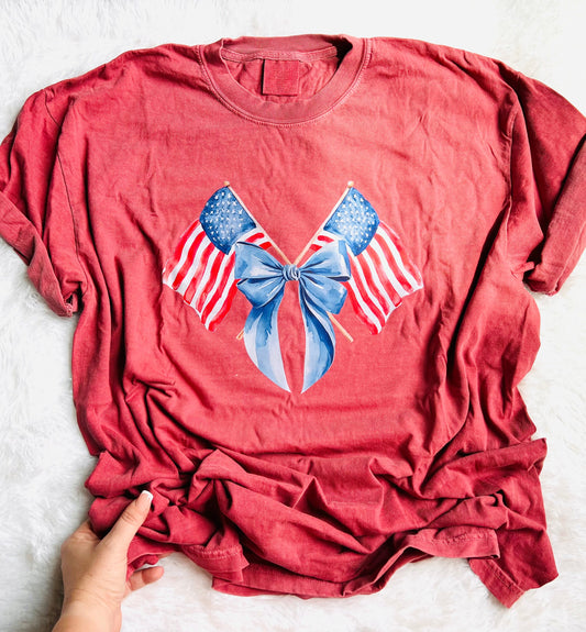 Coquette USA Flag Graphic Tee (Closes 5/16)