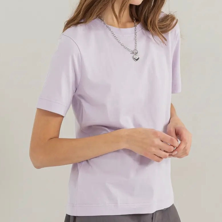 Lavender Relaxed Fit Tee