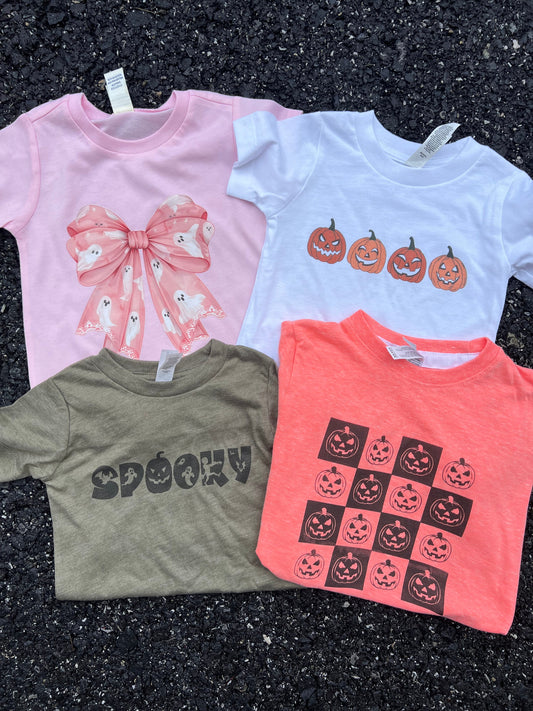 MYSTERY Halloween Kids Tees - RTS