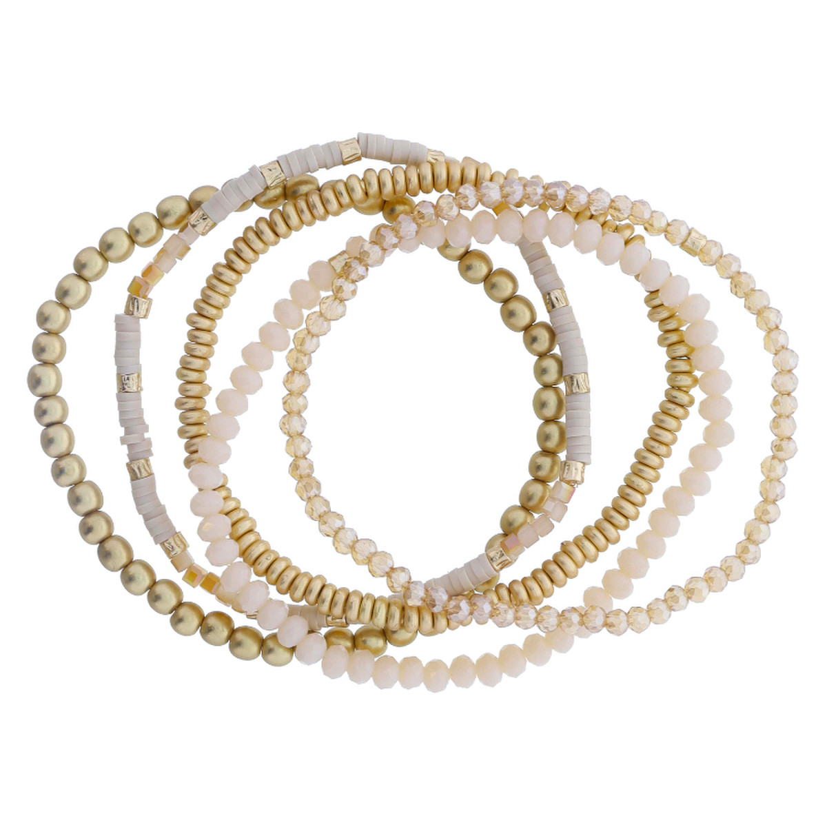 Jane Marie Set of 5 Beaded Bracelets