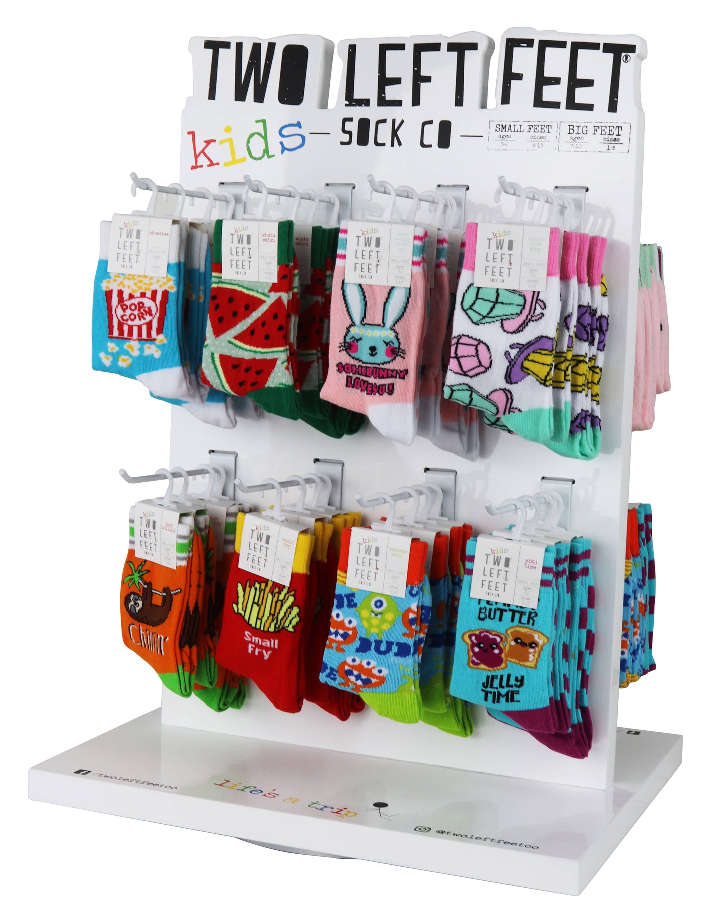 Two Left Feet Kid's Socks Sizes 1-5