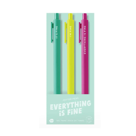 Talking Out of Turn - Jotter Sets - 3 pack (TOPSELLER!!): Everything Is Fine