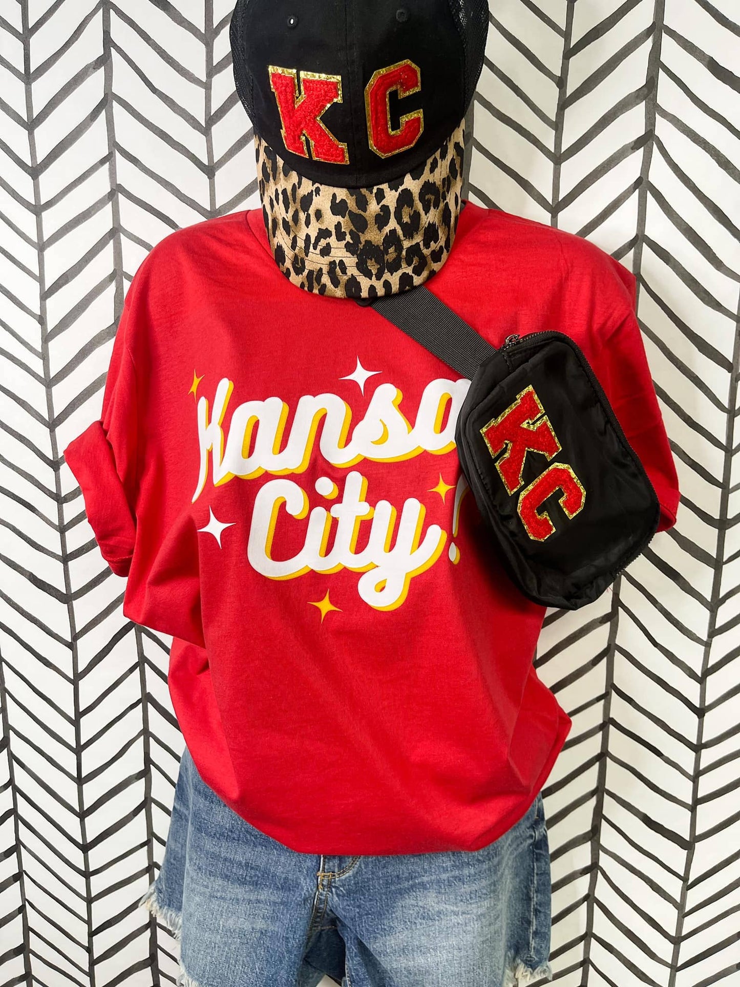 Youth Retro Kansas City Red Graphic Tee