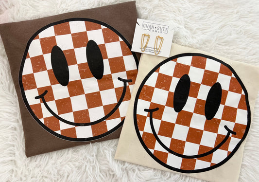 CHECKERED FACE - RTS (S, M, L, XL, 2X)