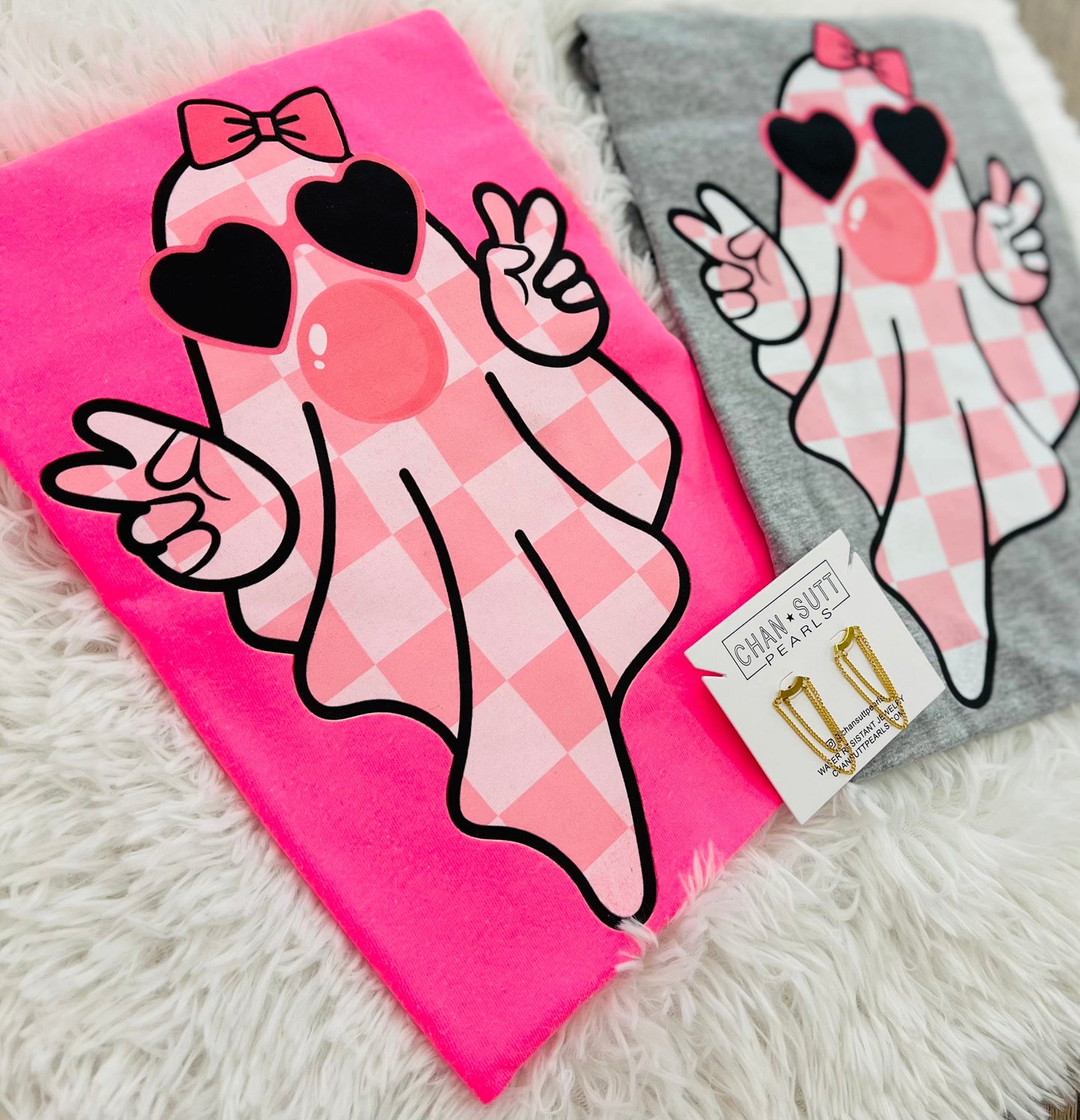 PINK CHECKERED GHOST - FALL DEALS