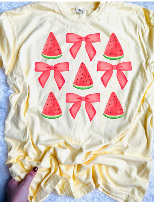 Coquette Watermelon Graphic Tee