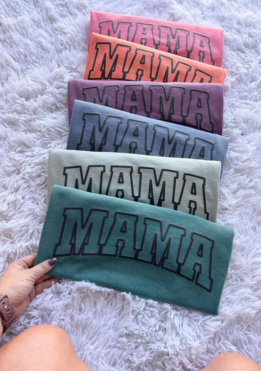 Fall Mama Puff Graphic Tee - RTS