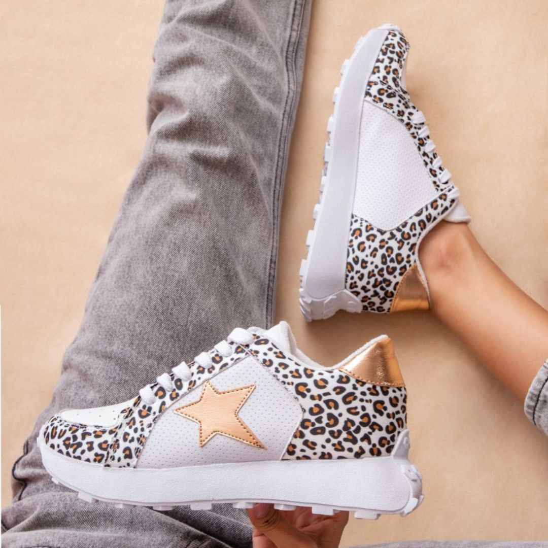 Smith Cute Animal Print Sneakers