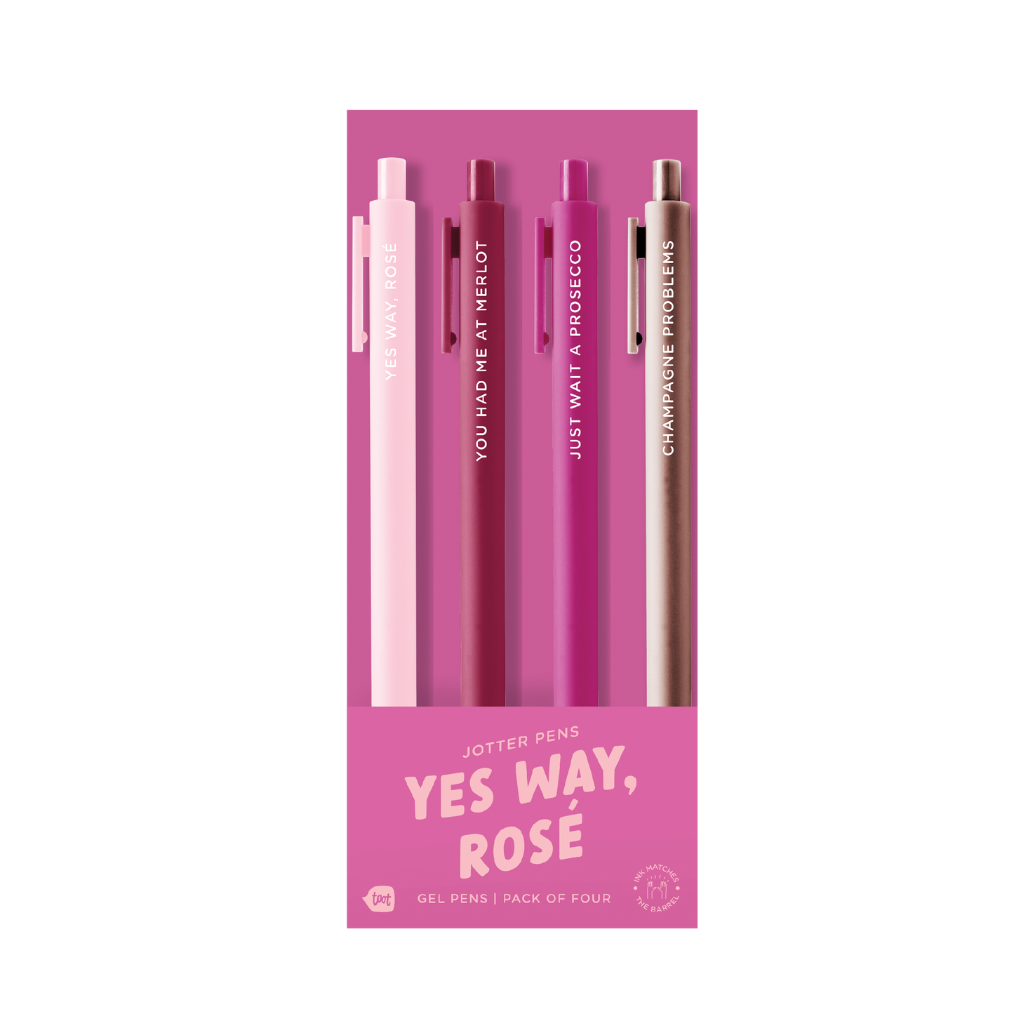 Talking Out of Turn - Jotter Sets 4 Pack (New Sets!!!): Yes Way Rosé