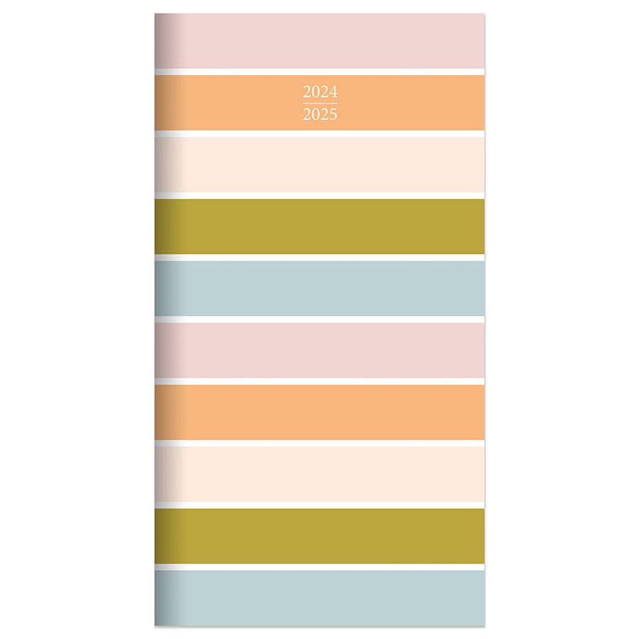 2024-2025 Preppy Pastel Small Monthly Pocket Planner