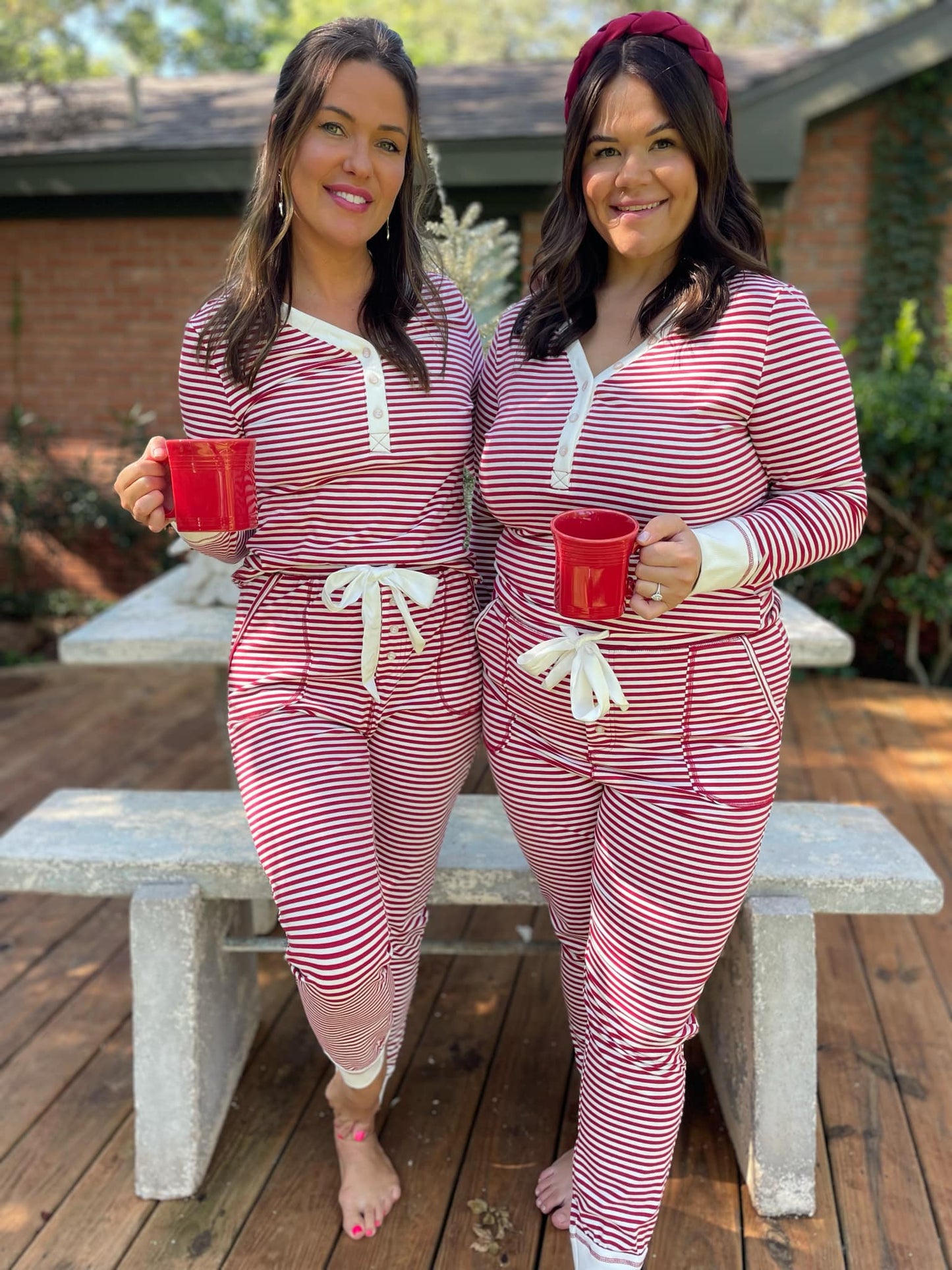 Candy Striped Pajama Pants Set