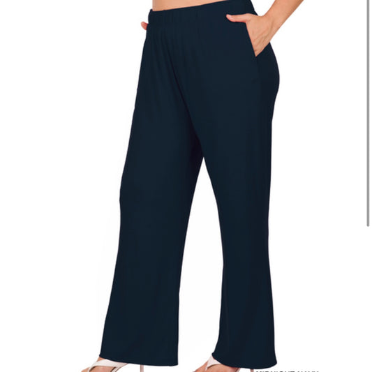 Zenana Lounge Pants- navy