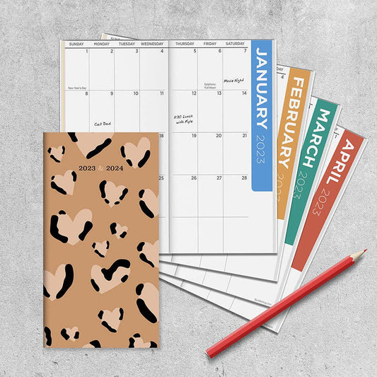 2023-2024 Always Animal 2-Year Small Monthly Pocket Planner