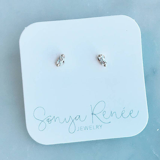 Sonya Renee Jewelry Micro Baguette Studs