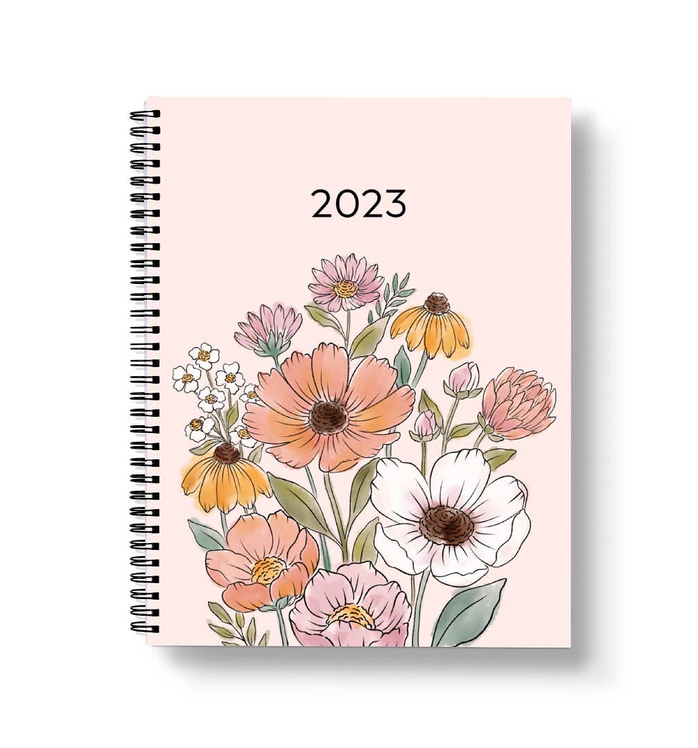 Wildflower Bunch 2023 Yearly Planner, 8.5x11 in.