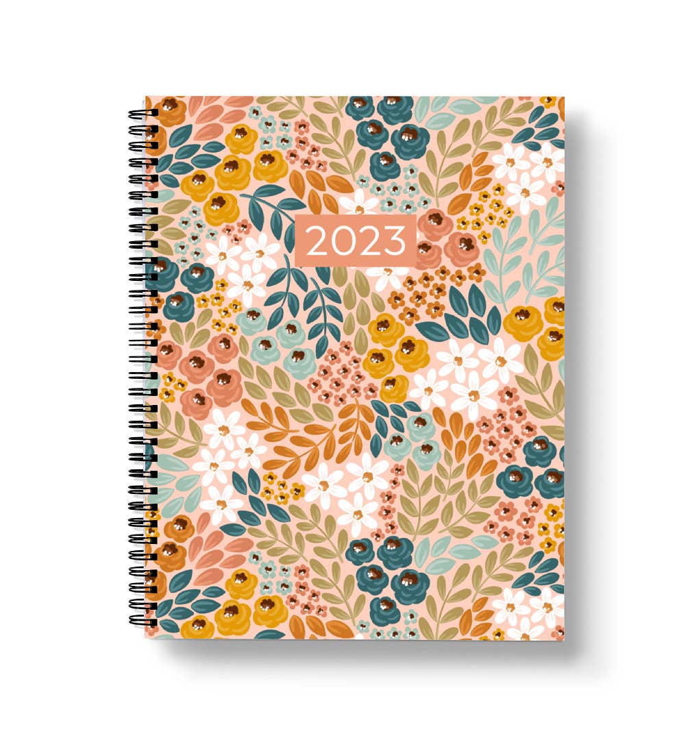 Honeysuckle Floral 2023 Yearly Planner, 8.5x11 in.