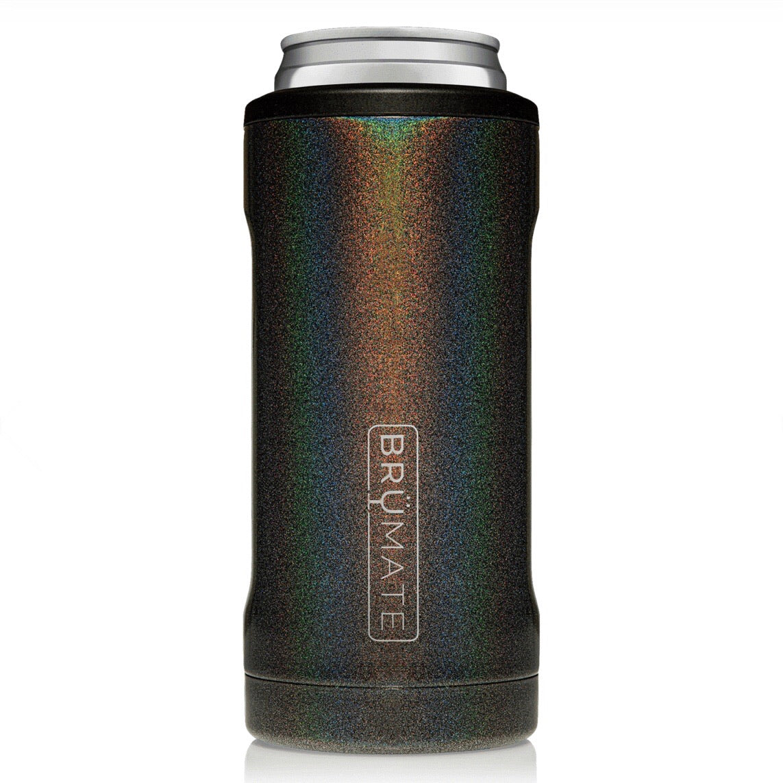 slim cans leak-proof drinkware hot to cold insulated drinkware tumbler like yeti brumate spillproof black glitter