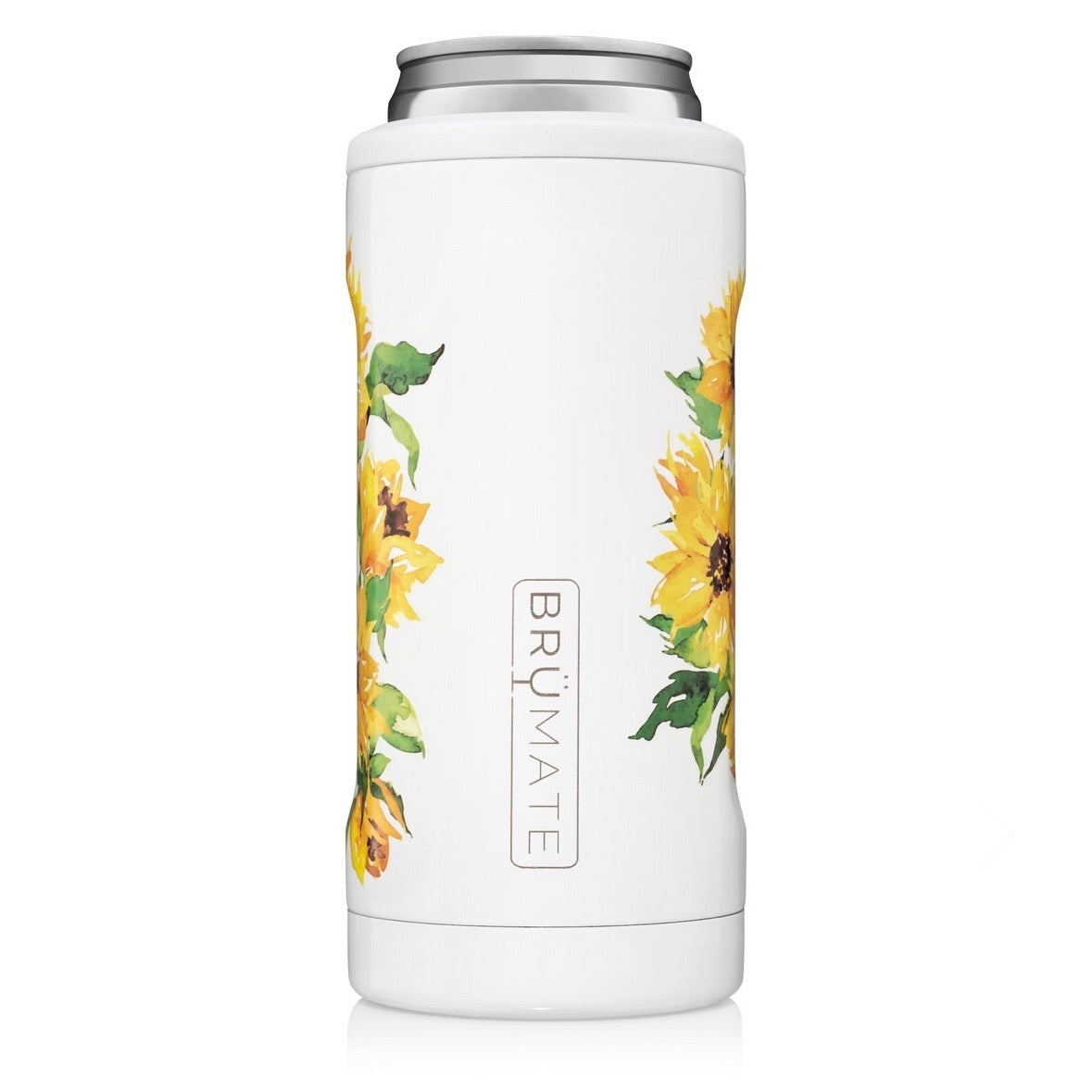 slim cans leak-proof drinkware hot to cold insulated drinkware tumbler like yeti brumate spillproof sunflowers