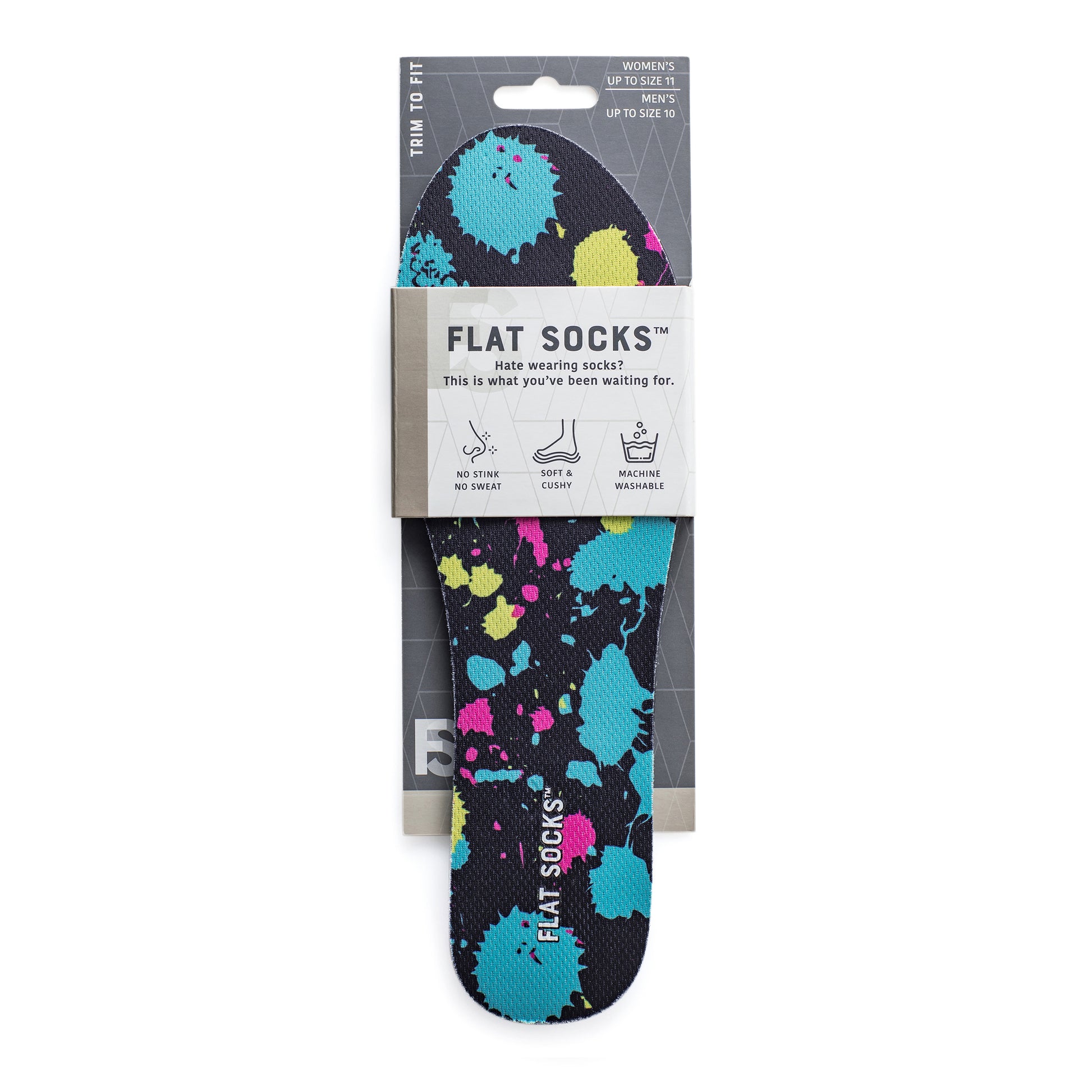 Flat Socks - Women's No Show Shoe Liners