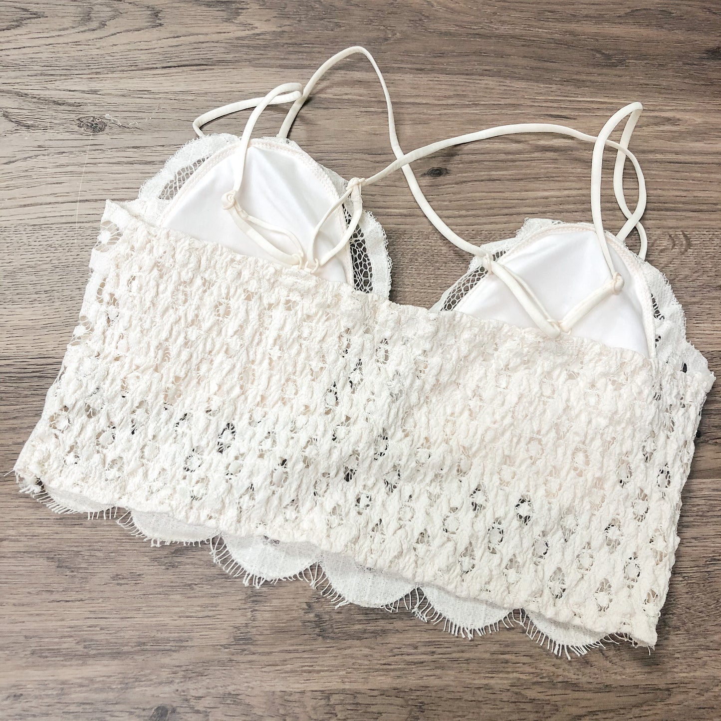 Light support top for women. Crochet Bralette Light Support for Women bra crop top undershirt lace