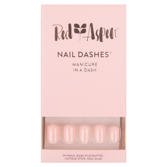 Red Aspen Square Nail Dashes Manicure Nail Art At Home