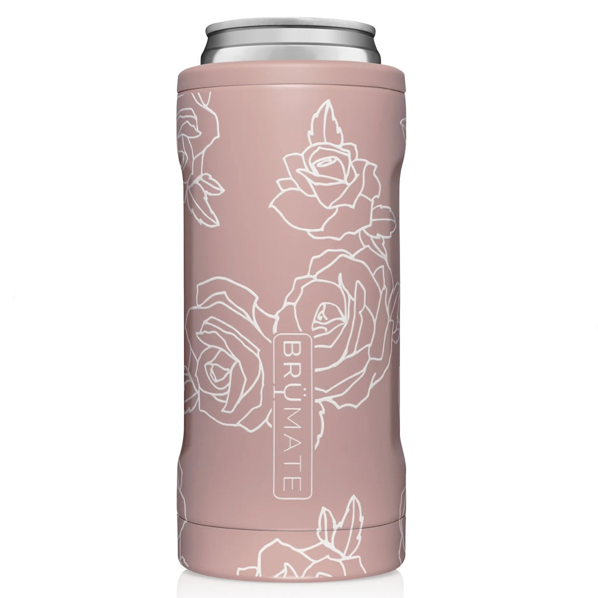 slim cans leak-proof drinkware hot to cold insulated drinkware tumbler like yeti brumate spillproof floral silhouette pink