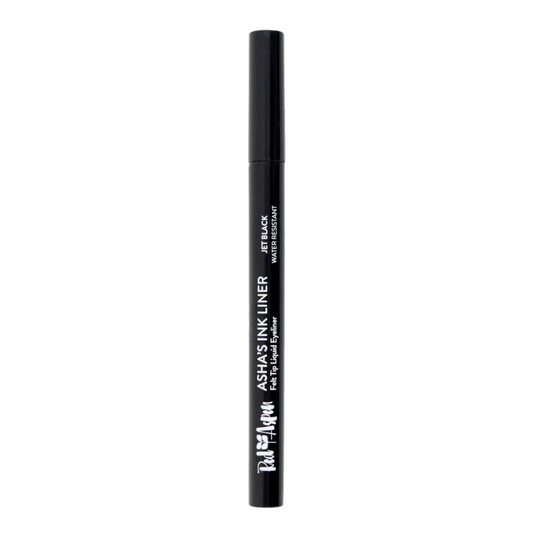 A liquid eyeliner with a flexible felt-tip precision brush for ultimate line control and color release. What it does: Achieve delicately thin or dramatically bold lines packed with rich pigment.