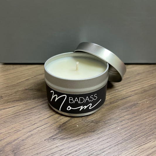 Made with a custom blend of 100% natural coconut wax and soy wax, 100% natural cotton wicks, premium fragrance and essential oils home scent air freshener home decor badass mom