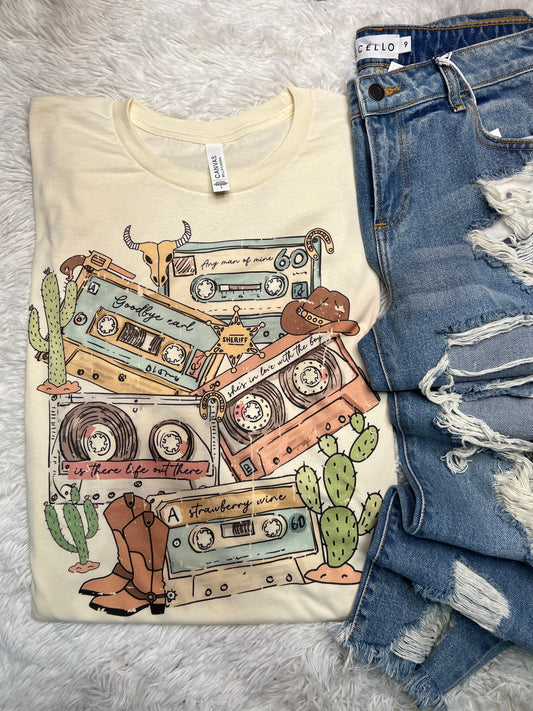 Western Mix Tape Tee - RTS