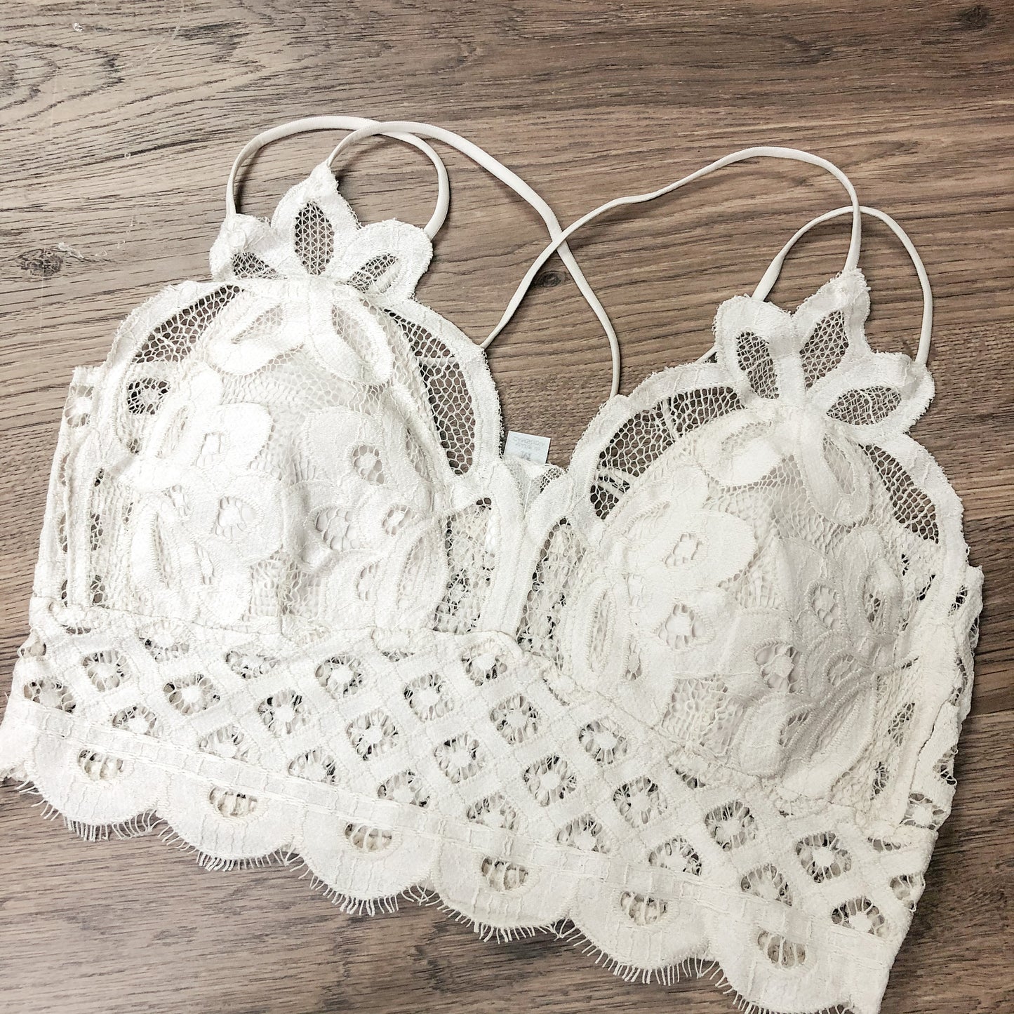 Light support top for women. Crochet Bralette Light Support for Women bra crop top undershirt lace