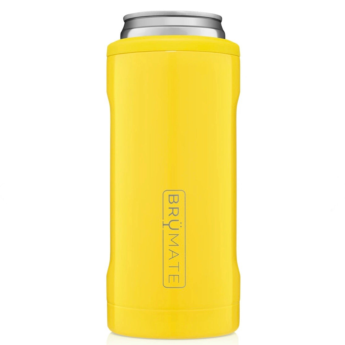 slim cans leak-proof drinkware hot to cold insulated drinkware tumbler like yeti brumate spillproof neon yellow